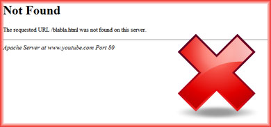 Youtube Error Page